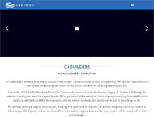 Tablet Screenshot of c4builders.com